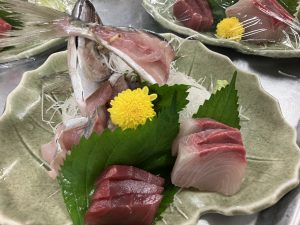 SPランチお刺身の盛り合わせ