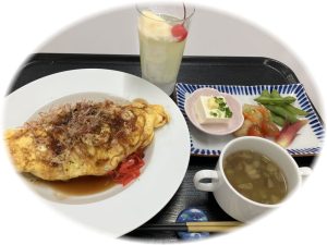 ７月SPメニュー『オムそば』